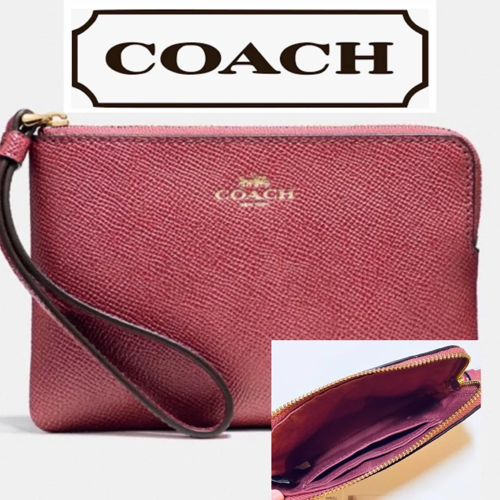 COACH Wristlet Pink NWT - Picture 1 of 10